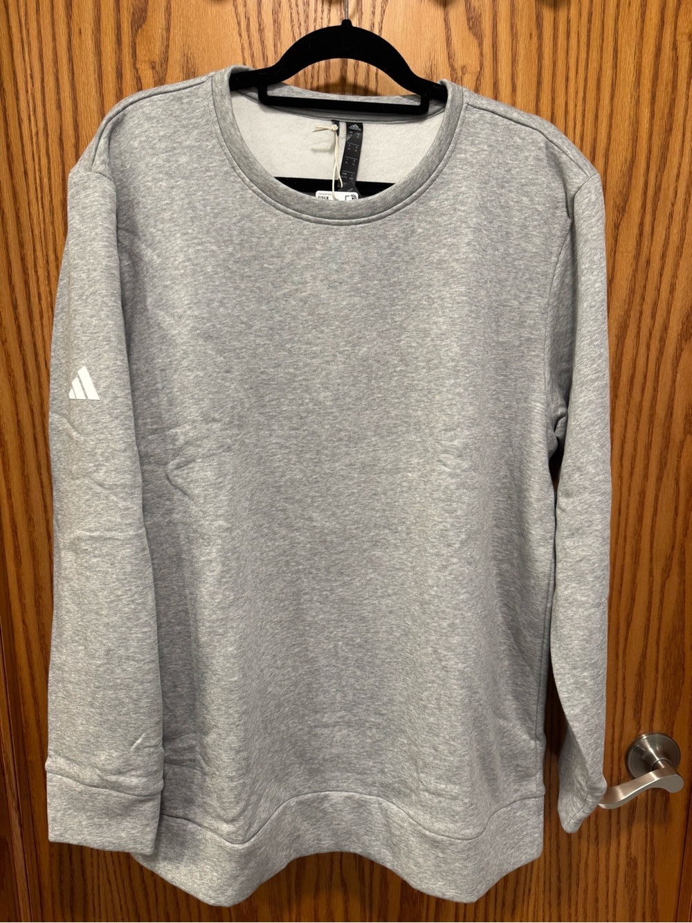 adidas Medium Grey Heather Crewneck Sweatshirt